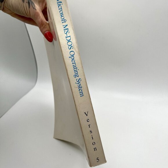 Vintage Microsoft MS-DOS Version 5 Genuine Operating System Manual 1991 NO DISC - Picture 3 of 7